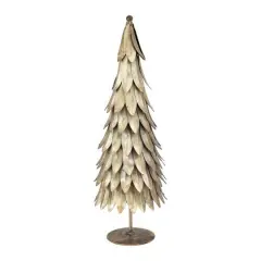Hello Honey&reg; 18" Antique Brass Metal Christmas Tree D&eacute;cor