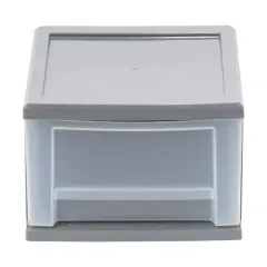 IRIS&reg; 6.5qt. Gray Stackable Storage Drawer