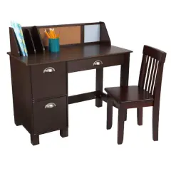 KidKraft Study Desk with Chair Espresso