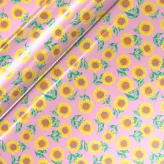 Siser&reg; EasyPatterns&reg; Plus Sunflowers Heat Transfer Vinyl Pink