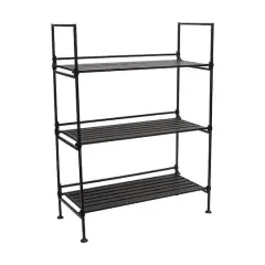 Organize It All Espresso 3 Tier Shelf