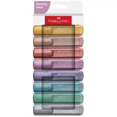 Faber-Castell&reg; Textliner Sparkling Effect 8 Color Metallic Highlighters