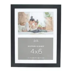 Expressions&trade; 2 Opening 4" x 6" Black Collage Frame by Studio D&eacute;cor&reg;