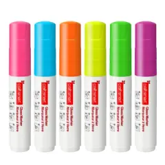 Fluorescent 3-in-1 Nib Glass Markers Set by Craft Smart&reg;