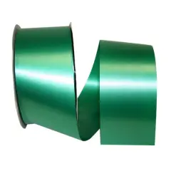JAM Paper 2.5" x 100yd. Plastic Florentine Ribbon Emerald