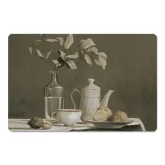 Antique Still Life Floor Mat