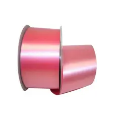 JAM Paper 2.5" x 100yd. Plastic Florentine Ribbon Coral