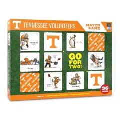 College Team Licensed Memory Match Game Tennessee Volunteers