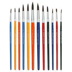 Necessities&trade; Synthetic Watercolor Round 12 Piece Brush Set by Artist's Loft&reg;
