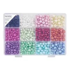 Mixed Round Pearl Beads by Bead Landing&trade;