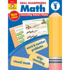 Evan-Moor Educational Publishers Skill Sharpeners: Math, Grade 1