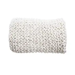 Hello Honey&reg; Cream Acrylic Chunky Knit Throw Blanket