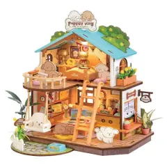 Rolife&reg; Puppy's Cozy Villa DIY Miniature House Kit