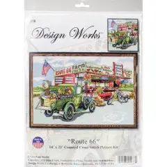 Design Works&trade; Route 66 Farmstand Counted Cross Stitch Kit