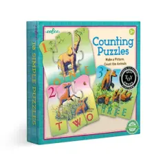eeBoo Animal Counting Puzzle Set