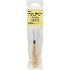 Lacis 4mm Punch Needle Rug Hook with Wood Handle