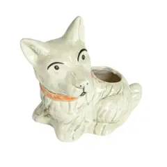 Hello Honey&reg; 7" Scotty Dog Stoneware Planter