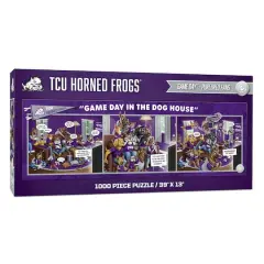 College Game Day in the Dog House 1,000 Piece Puzzle TCU Horned Frogs