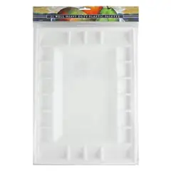 Pro Art&reg; Palette Plastic Heavy Duty 21 Well Tray
