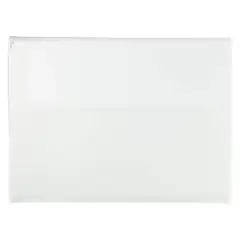 JAM Paper Clear Grid Letter Booklet Plastic Portfolio with Tuck Flap Closure 9.5" x 12.375"