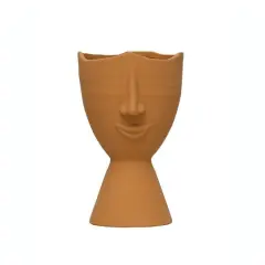Hello Honey&reg; 12" Terracotta Planter with Face