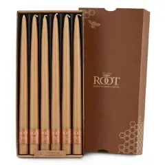 Root Candles 12" Unscented Taper Candles, 12ct. Beeswax