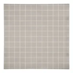 Gray & White Check Cotton Twill Napkin