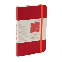 Fabriano&reg; Ispira Lined Softcover Notebook Red
