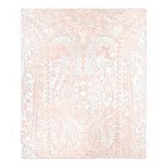 Blush Tapestry Sherpa Fleece Blanket
