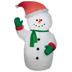6ft. Airblown&reg; Inflatable Christmas Mixed Media Snowman