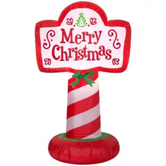 3.5ft. Airblown&reg; Inflatable Merry Christmas Sign