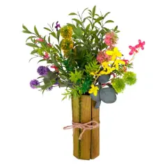 16'' Multicolored Spring Floral Bouquet