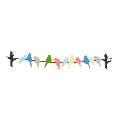 Multi Colored Metal Coastal Wall Decor, 40" x 7"