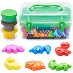 Arteza&reg; Kids Dinosaurs Dough Kit, 12 pcs