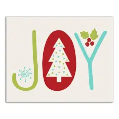 Joy 20x16 Canvas Wall Art