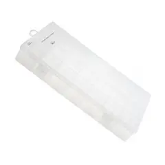 John Bead 13.5" Clear 28 Compartment Plastic Rectangle Box