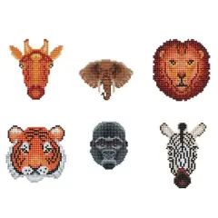 Jungle Animals Diamond Art Kit by Make Market&reg;