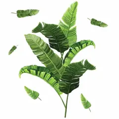RoomMates Banana Leaf Peel & Stick Wall Decals