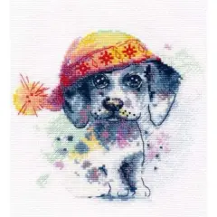 Oven Cute Puppy Cross Stitch Kit