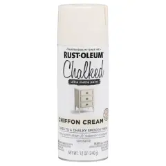 Rust-Oleum&reg; Chalked 12oz. Ultra Matte Spray Paint Chiffon Cream