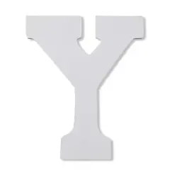 9" White MDF Whimsy Letter by Make Market&reg; Y