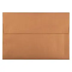JAM Paper A1 Metallic Invitation Envelopes, 50ct. Copper Stardream