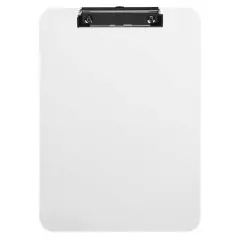 JAM Paper Letter Size Plastic Clipboard Clear