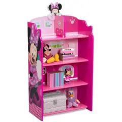 Disney&reg; Minnie Mouse Wooden Playhouse 4-Shelf Bookcase 