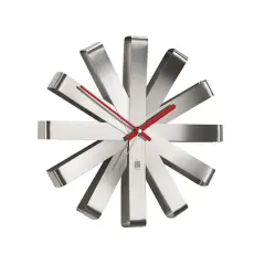 Umbra 12" Steel Ribbon Round Wall Clock