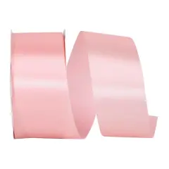 JAM Paper 1.875" x 50yd. Single Face Satin Allure Ribbon Pink