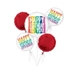 Rainbow Wishes Foil Balloon Bouquet