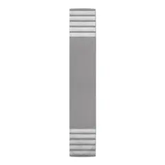 Petal Stripes Indoor/Outdoor Table Runner Gray