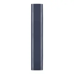 90" Navy Blue with White Stripes Cotton Twill Table Runner