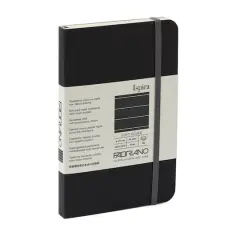 Fabriano&reg; Ispira Lined Softcover Notebook Black